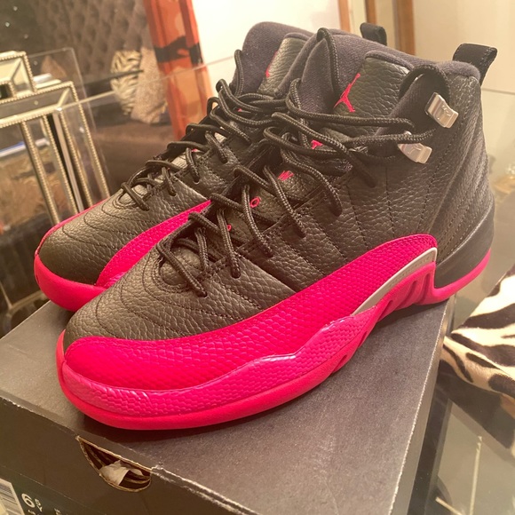 Jordan Other - AIR JORDAN 12 RETRO PS 'BLACK DEADLY PINK'